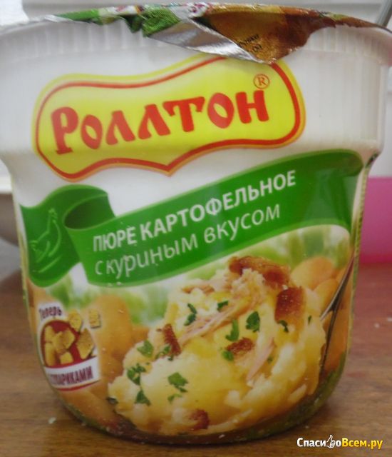 Картофельное пюре Ролтон с куриным вкусом