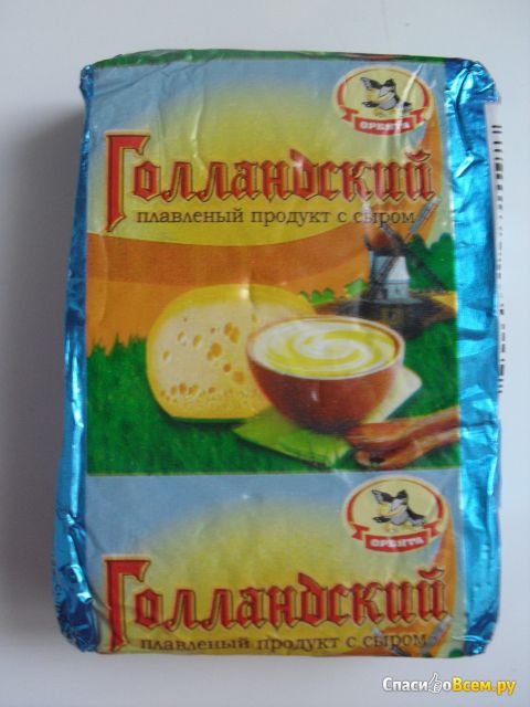 Плавленый продукт с сыром Голландский "Орбита"