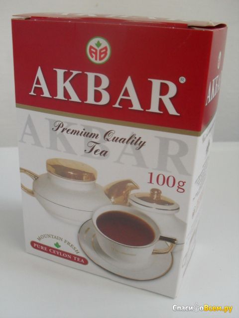 Чай Akbar цейлонский крупнолистовой
