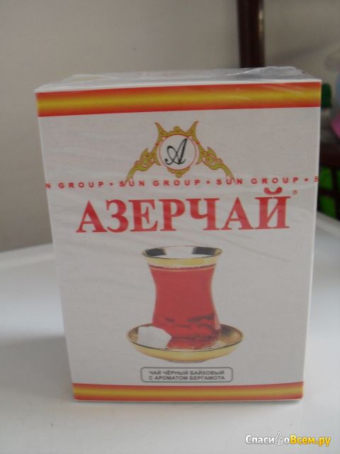 Чай черный байховый "Азерчай" с ароматом бергамота