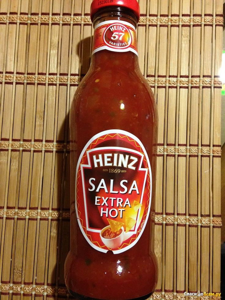 Соус Heinz Salsa Extra hot.