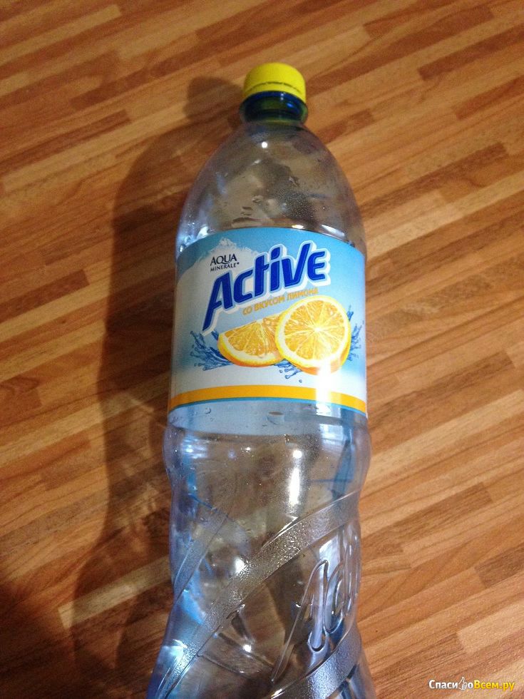 Вода актив с лимоном