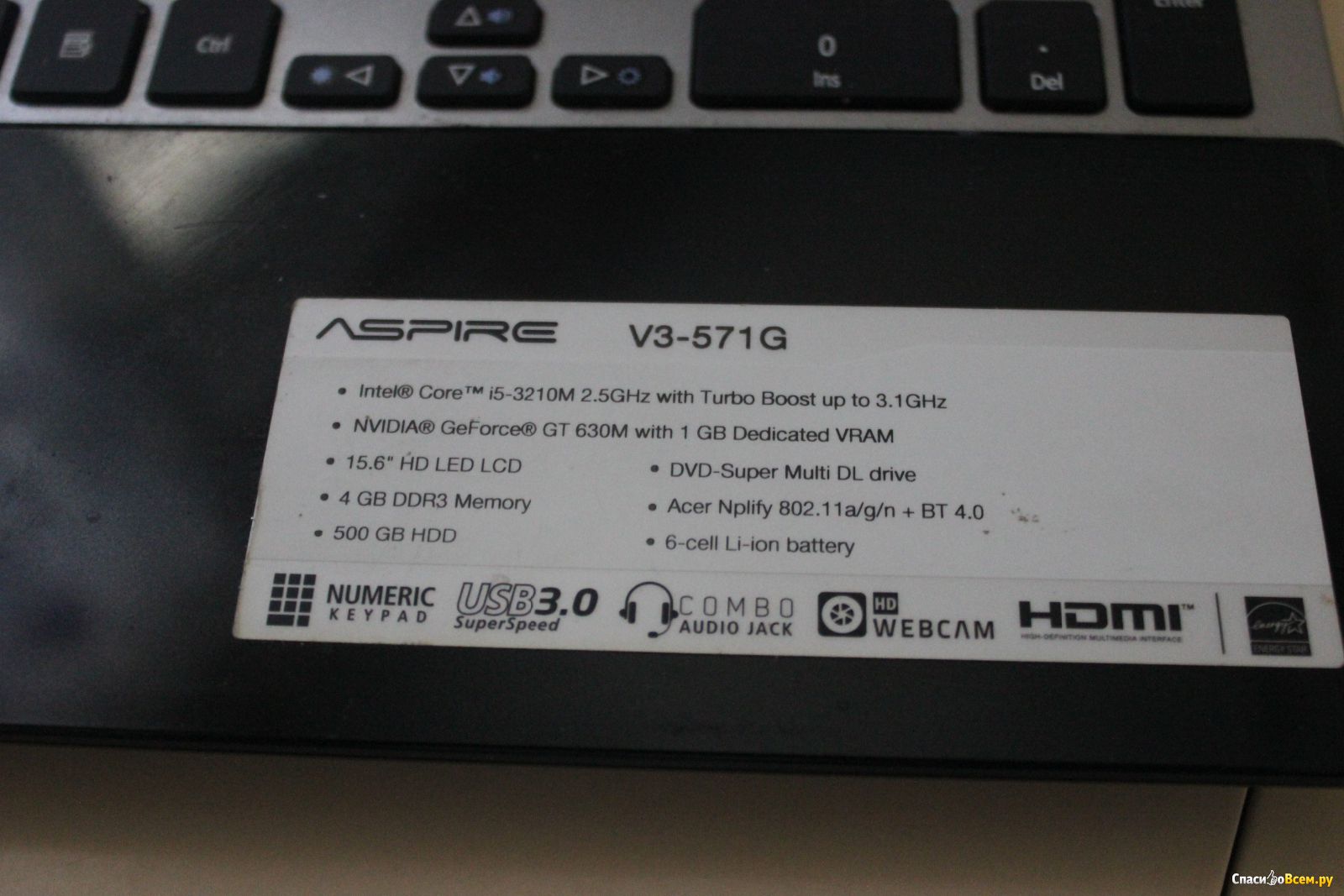 Ноутбук Acer Aspire V3 571g Отзывы