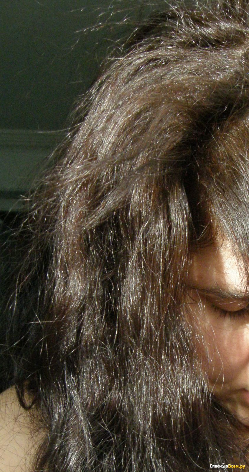 Волосы после сухого шампуня