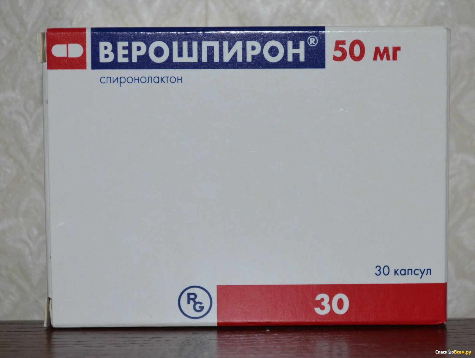 Верошпирон 25 мг спиронолактон