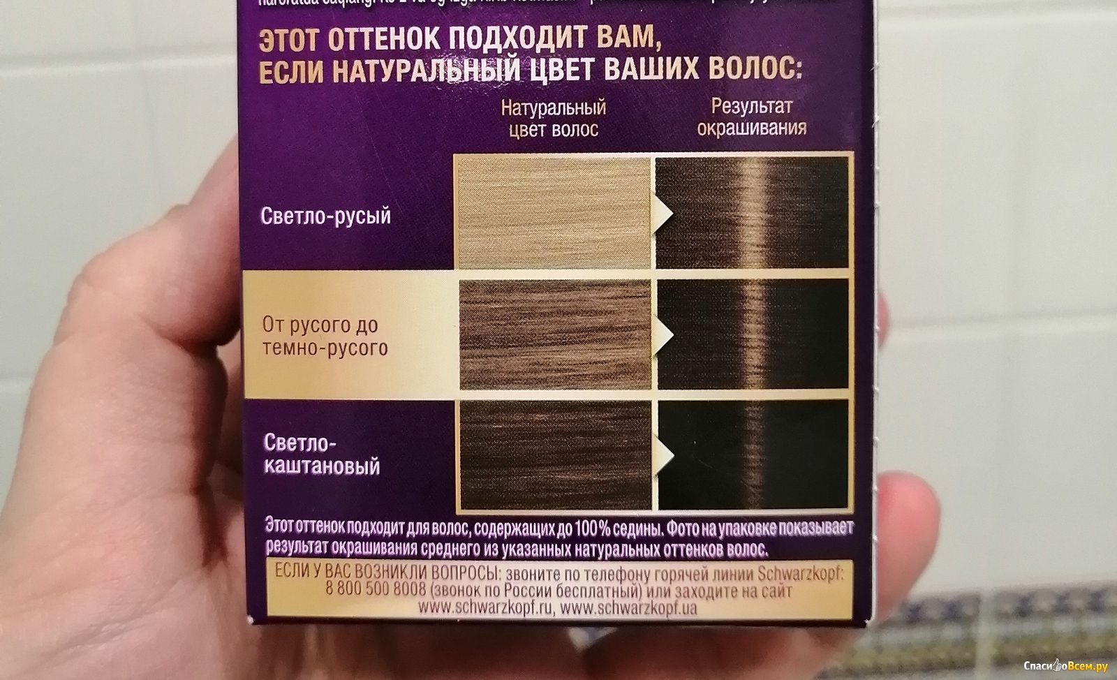 Крем-краска для волос Palette n5 темно-русый